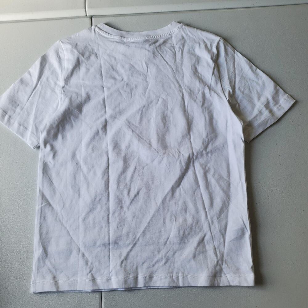 MNG Shirt Womens XS White Embroidered Lace Applique Short Sleeve Cotton Top - Picture 2 of 8